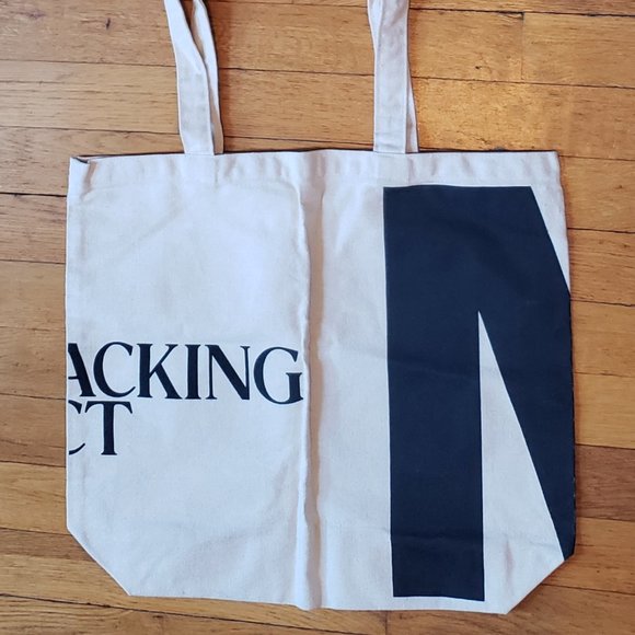 2000s Meatpacking District NYC New York City Canvas Tote Artsy - Picture 6 of 8